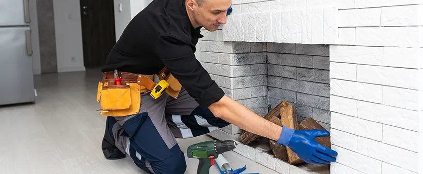 Fireplace Damaged Damper Frame Repair Services in Hazel Park, Michigan