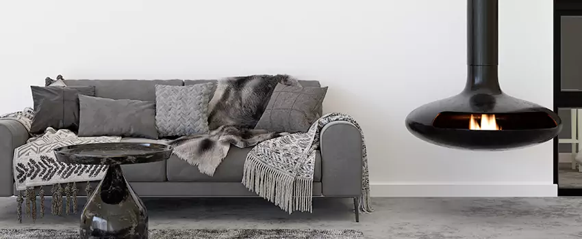 Circular Hanging Fireplace Installation Services in Hazel Park, MI