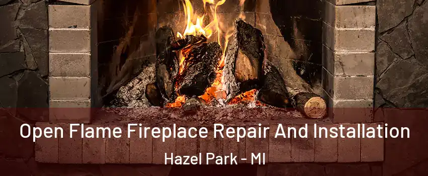 Open Flame Fireplace Repair And Installation Hazel Park - MI